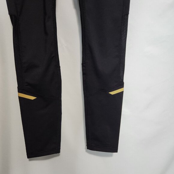 Reebok Black Mid-Rise Stretch Leggings - Size S - Picture 4 of 14